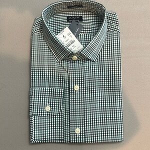 NWT J.Crew men's button up performance dress shirt, size medium